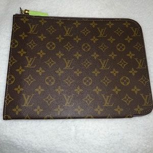 Louis Vuitton Ultra Rare Damier Ebene Mini Computer Bag 3lv721